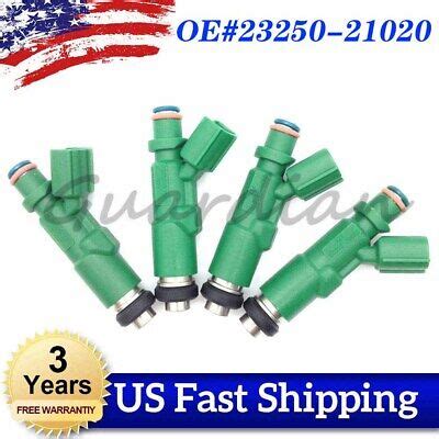 Pcs Fuel Injector Set New For Toyota Prius Echo Scion Xa