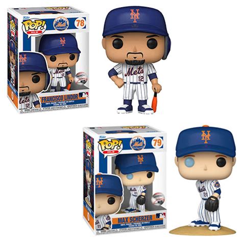 Funko Pop Mlb Wave Vinyl Figures Set Of New York Mets Francisco