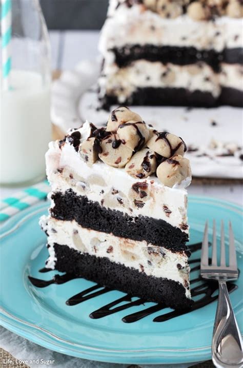 Chocolate Chip Cookie Dough Ice Cream Cake Life Love And Sugar