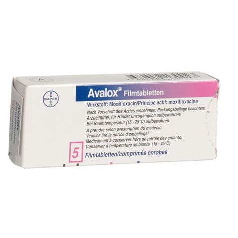 Avalox Filmtabl Mg Blist Stk Online Bestellen