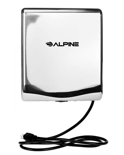 ALPINE WILLOW HIGH SPEED COMMERCIAL HAND DRYER, 120V, CHROME – Alpine