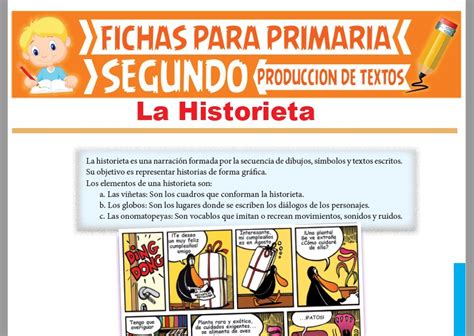 Elementos De Una Historieta Para Segundo Grado De Primaria 2022