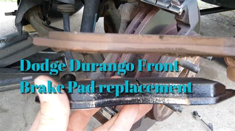 How To Replace Front Brake Pads On A Dodge Durango YouTube