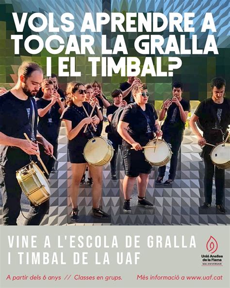 Inscripcions Obertes Per Les Colles De Grallers I Timbalers De La Uaf