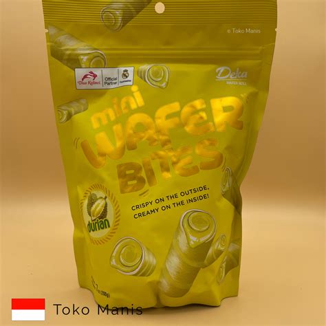 Deka Wafer Roll Mini Bite Durian Gr Toko Manis