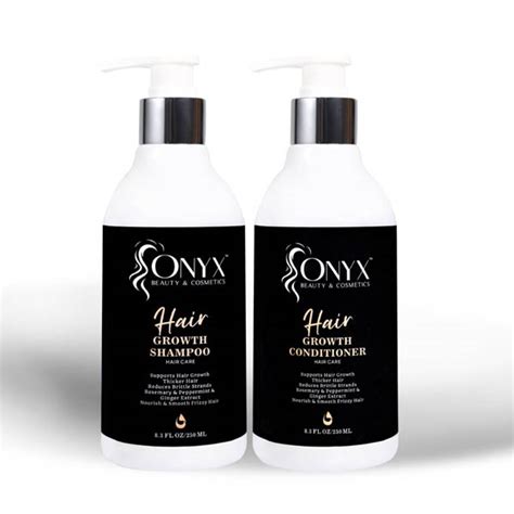 Hair Growth Shampoo & Conditioner | Onyx Beauty & Cosmetics