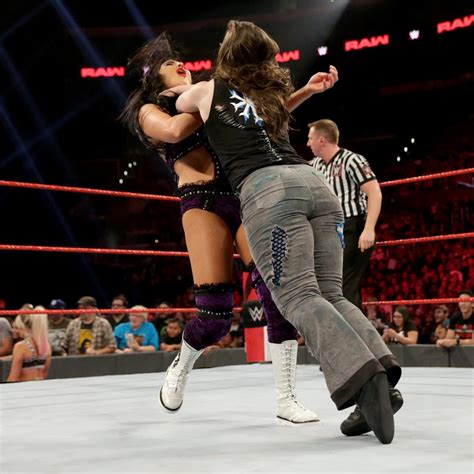 Raw The Iiconics Vs Alexa Bliss Nikki Cross Wwe Photo