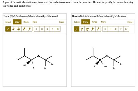 Solved Pair Of Theoretical Enantiomers Is Named For Each Stereoisomer