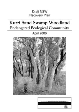 Fillable Online Environment Nsw Gov Kurri Sand Swamp Woodland