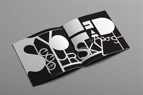 Experimental Typography Book on SCAD Portfolios