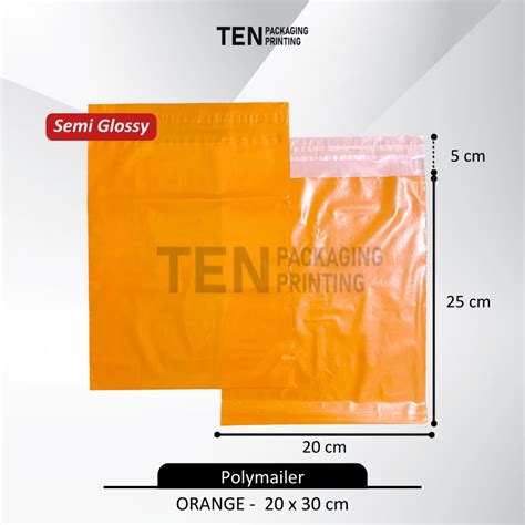 Jual 20x30 100LEMBAR PLASTIK POLYMAILER PACKING ONLINE SHOP TERMURAH