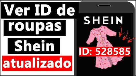 COMO VER o ID da ROUPA na SHEIN ACHAR o ID das PEÇAS YouTube