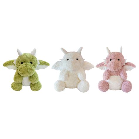 Cute Dragon Plush Toys With Wing Ornament For Party Favors Couch Baby