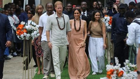 Britain S Prince Harry And His Wife Meghan Markle Visit Nigeria Hindustan Times