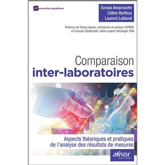 Comparaison inter laboratoires Aspects théoriques et pratiques de l