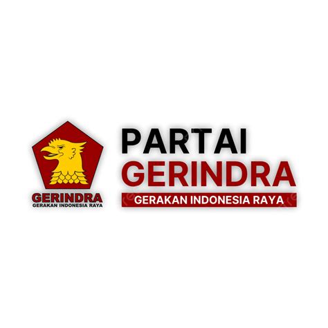 Gerindra Party Logo Elecciones Generales En 2024 Greting Crads Vector ...