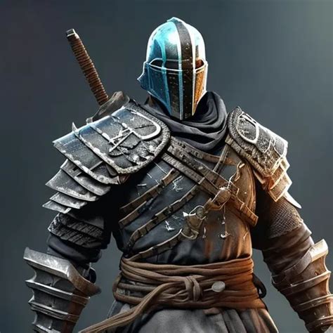 The Warden From The Video Game For Honor But His Ar