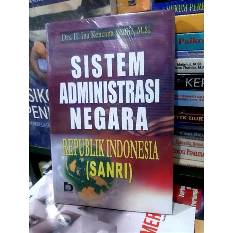 Jual Buku Sistem Administrasi Negara Republik Indonesia Sanri Shopee Indonesia