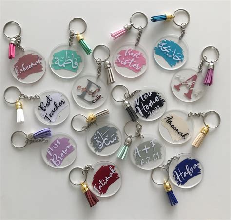 Llaveros Acrílicos Personalizados Etsy España