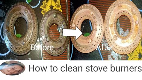 How To Clean Stove Burners Pushpa Cookings And Activities YouTube