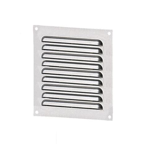 Grelha de ventilação quadrada 100mm 18cm2 Aço galvanizado protecção