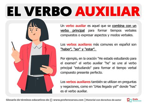 Qué es un verbo auxiliar