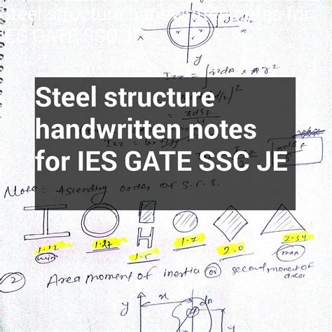 Design Steel Structure Handwritten Notes