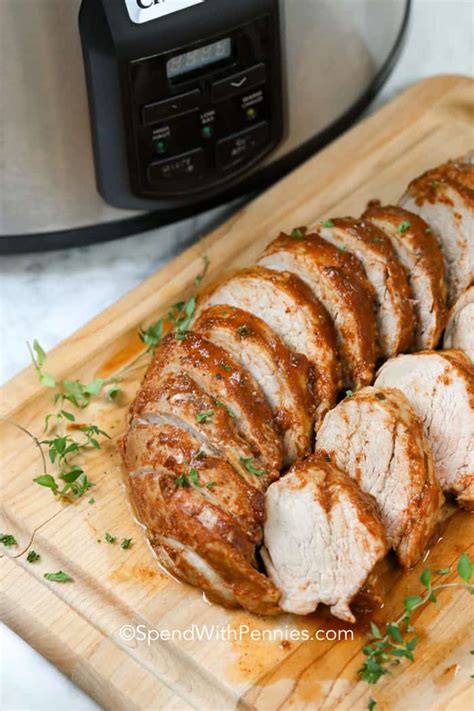 Crock Pot Pork Tenderloin 5 Minutes Prep Spend With Pennies