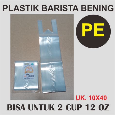 Kantong Plastik Bening Gelas Juice Jus Thai Tea Plastik Kresek