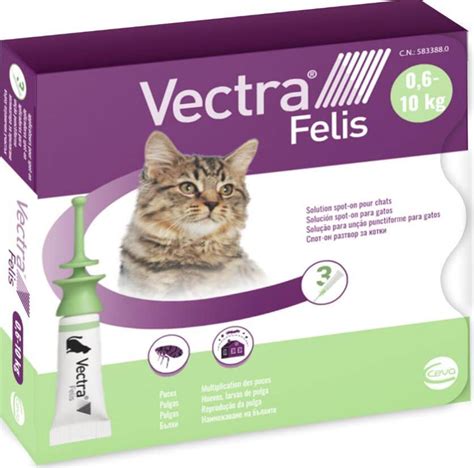 Vectra Felis Spot On Pipettes Anti Puces Pour Chat