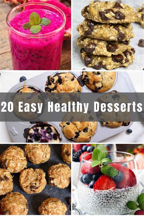 20 Easy Healthy Desserts (Best Dessert Recipes to Try) - IzzyCooking