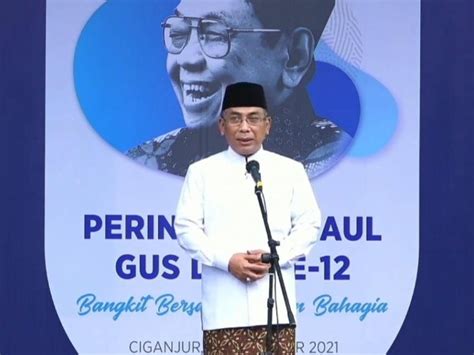 Gus Yahya Ajak Masyarakat Bangun Gerakan Menghidupkan Gus Dur