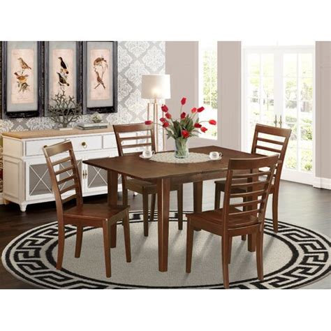 Lark Manor Adonica Butterfly Leaf Solid Wood Dining Set And Reviews Wayfair