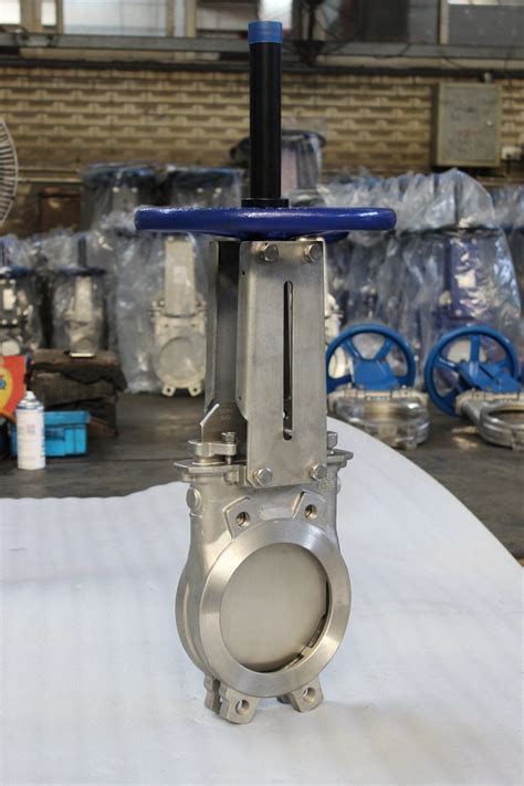 Handwheel Op Wafer Knife Gate Valve China Pn10 Knife Gate Valve And