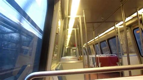 Wmata Metro Rail Breda Rehab Car On The Blue Line Youtube