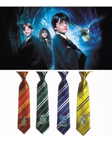 Corbata Harry Potter Gryffindor O Slytherin Hogwarts Magia Cuotas Sin