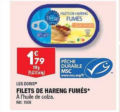 Promo Filets De Hareng Fum S Les Doris Chez Aldi Icatalogue Fr