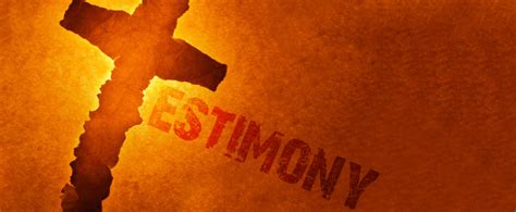 Testimony First Presbyterian Church Of Yorktown New York