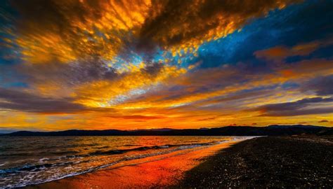 K K K Coast Sunrises And Sunsets Sea Sky Scenery Clouds Hd