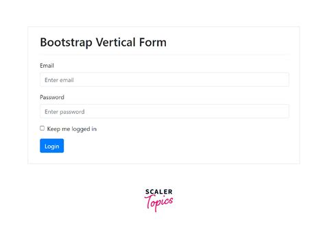 Bootstrap Forms Scaler Topics