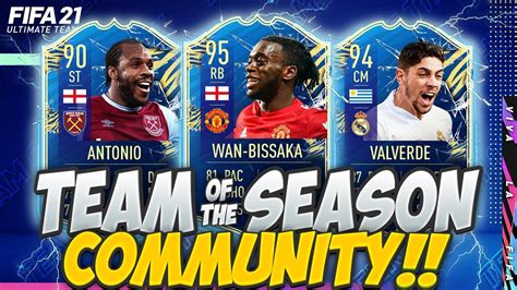 FIFA 21 TOTS COMMUNITY PREDICTIONS COMMUNITY TOTS TEAM OF THE