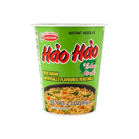 Acecook Hao Hao Vegetarian Flavour Vegetarian Flavors Instant Noodles