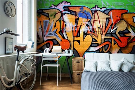 Graffiti Wallpaper for your Teenager’s Bedroom | Wallsauce UK