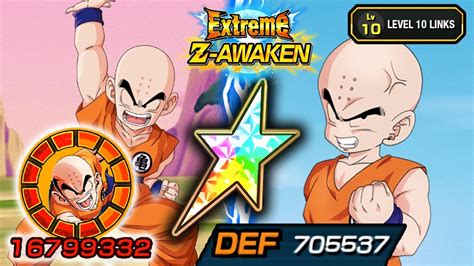 Eza Phy Lr Krillin Level Links Showcase Dragon Ball Z Dokkan