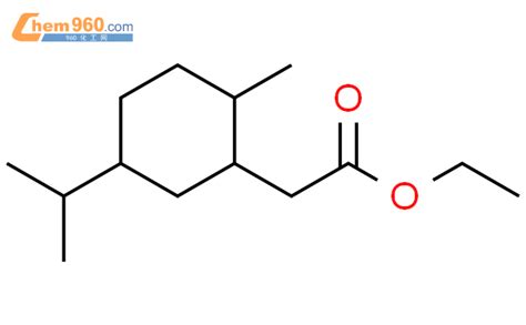 777941 25 0 9ci 2 甲基 5 1 甲基乙基 环己烷乙酸化学式结构式分子式mol 960化工网