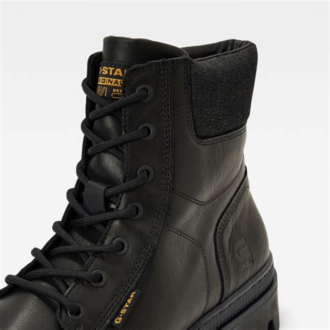 Noxer High Leather Boots Black G Star Raw® Za