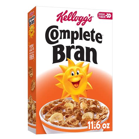 Amazon Kellogg S Complete Bran Breakfast Cereal Fiber Cereal