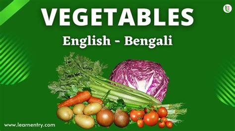 Vegetables Names In Bengali And English Common Bengali Vocabulary