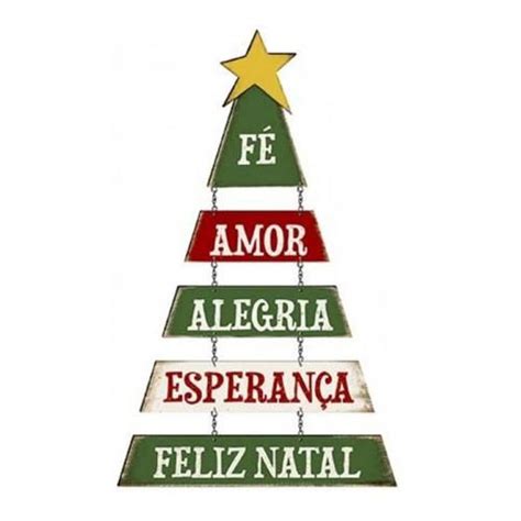 Placa Decorativa Em Mdf Decor Home Natal Rvore De Natal F Amor