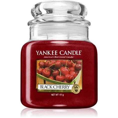 Yankee Candle Black Cherry Classic Medium Candle 411g Kuantokusta